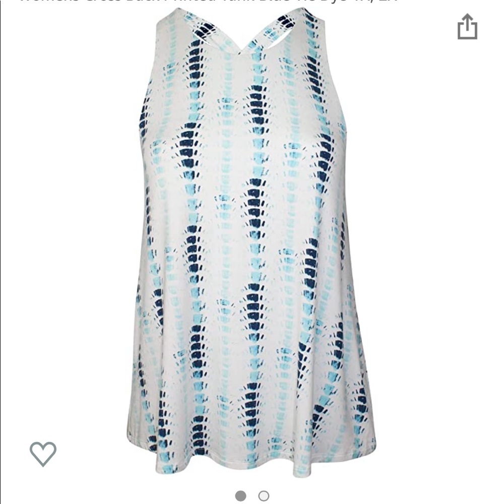 NWT Tart Cross Back Printed Tank